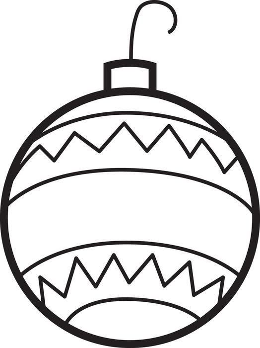 Christmas Ornaments Coloring Pages Printable
 Christmas Ornaments Coloring Page 2