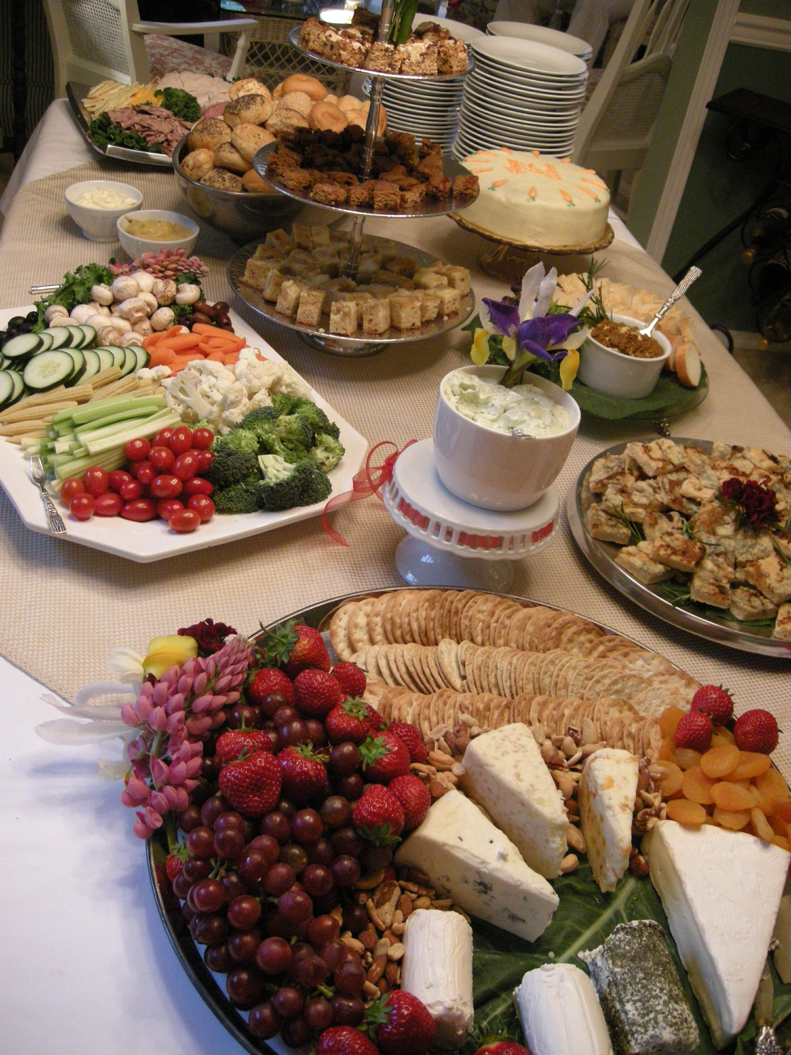 Christmas Party Food Ideas Buffet
 Open House In Home Buffet