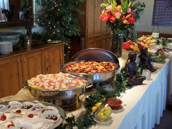 Christmas Party Food Ideas Buffet
 Buffet table decorating ideas – how to set elegant