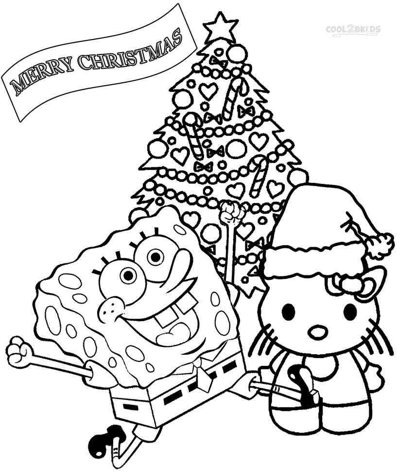 Christmas Printables Coloring Pages
 Printable Nickelodeon Coloring Pages For Kids