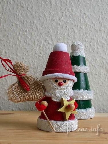 Christmas Projects For Adults
 Free Christmas Craft Project Clay Pot Santa
