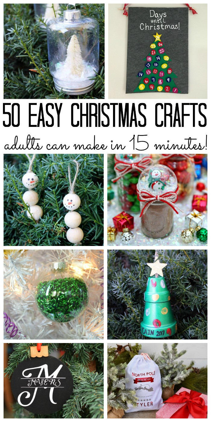 Christmas Projects For Adults
 Over 50 Christmas Crafts for Adults The Country Chic Cottage