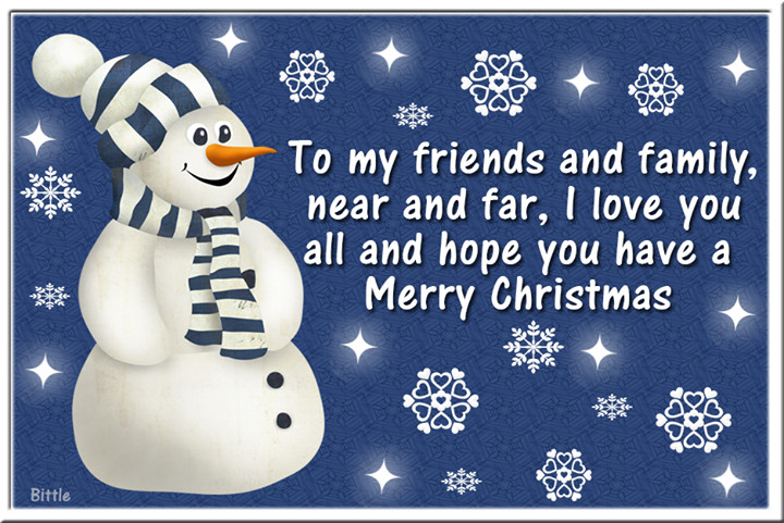 Christmas Quotes For Family And Friends
 Merry Christmas Friends And Family s and