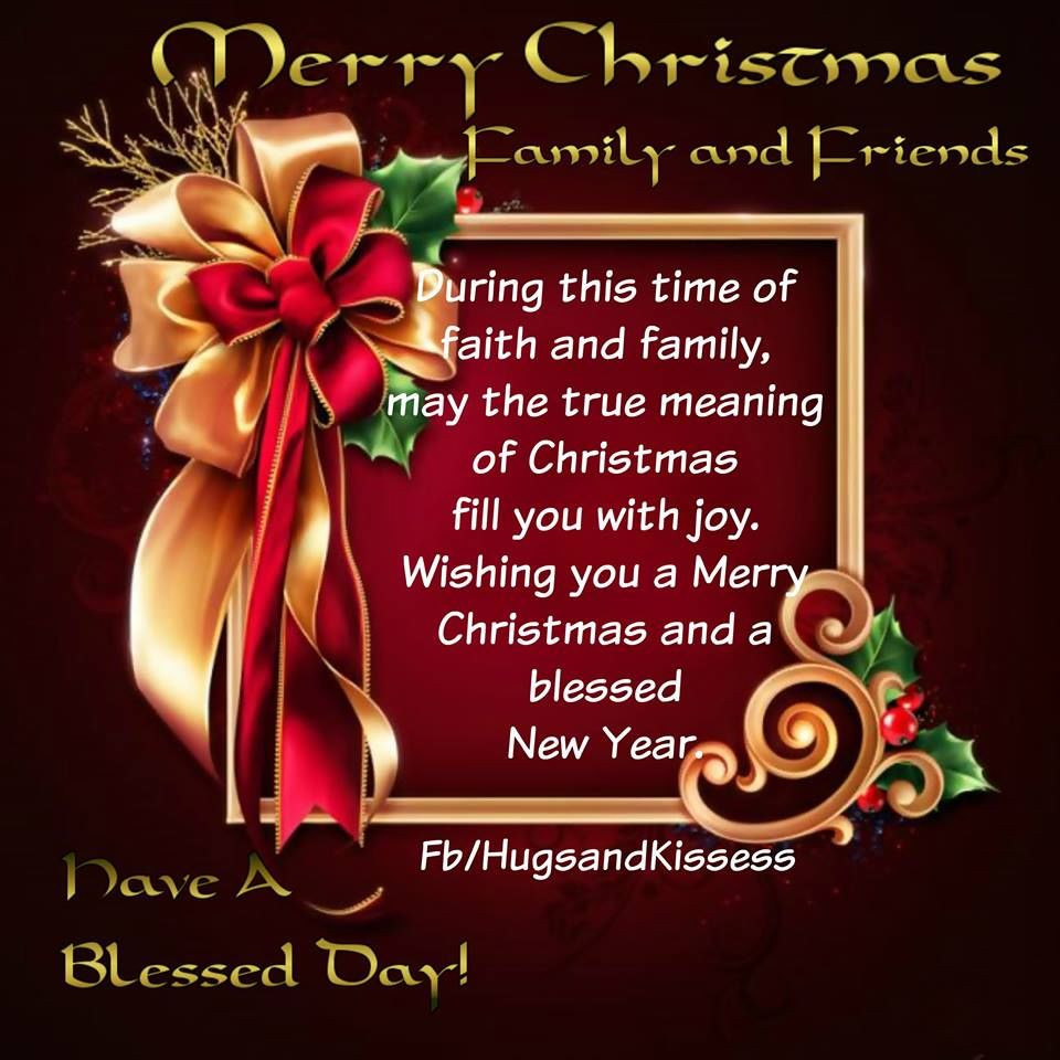 Christmas Quotes For Family And Friends
 Merry Christmas Family And Friends s and