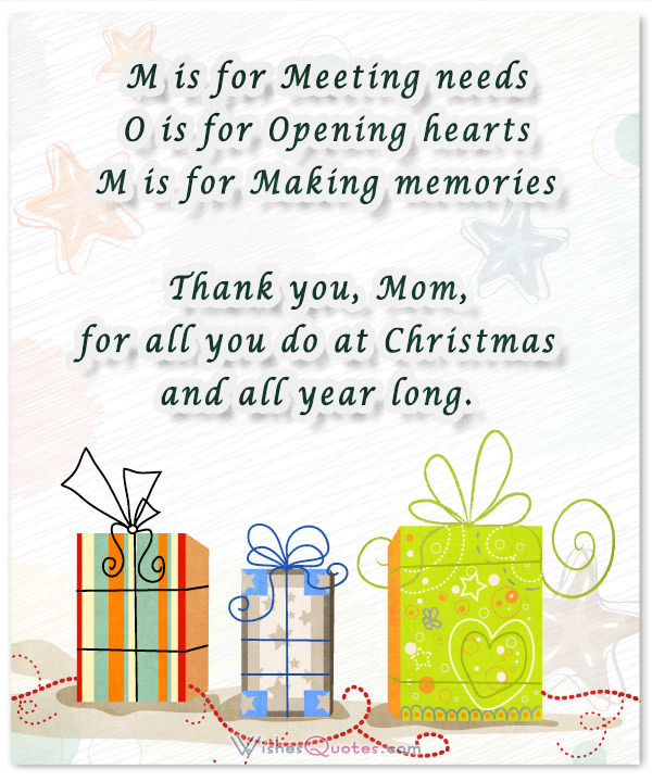 Christmas Quotes For Mom
 20 Heartfelt Christmas Wishes for Special Moms