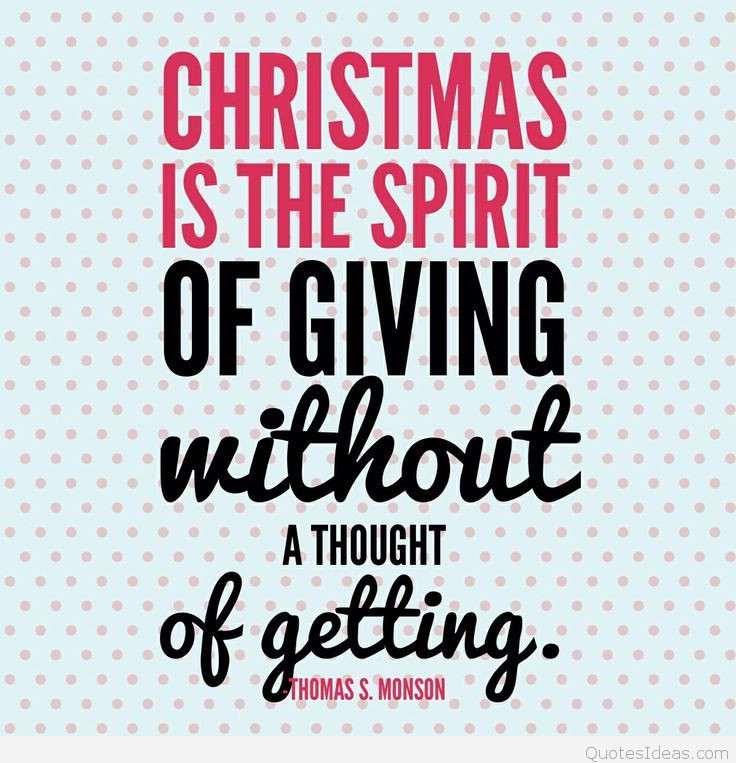 Christmas Spirit Quotes
 inspirational Christmas quote