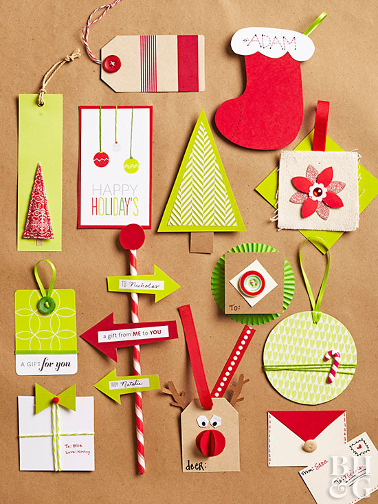 Christmas Tags DIY
 Easy & Creative Holiday Gift Tags