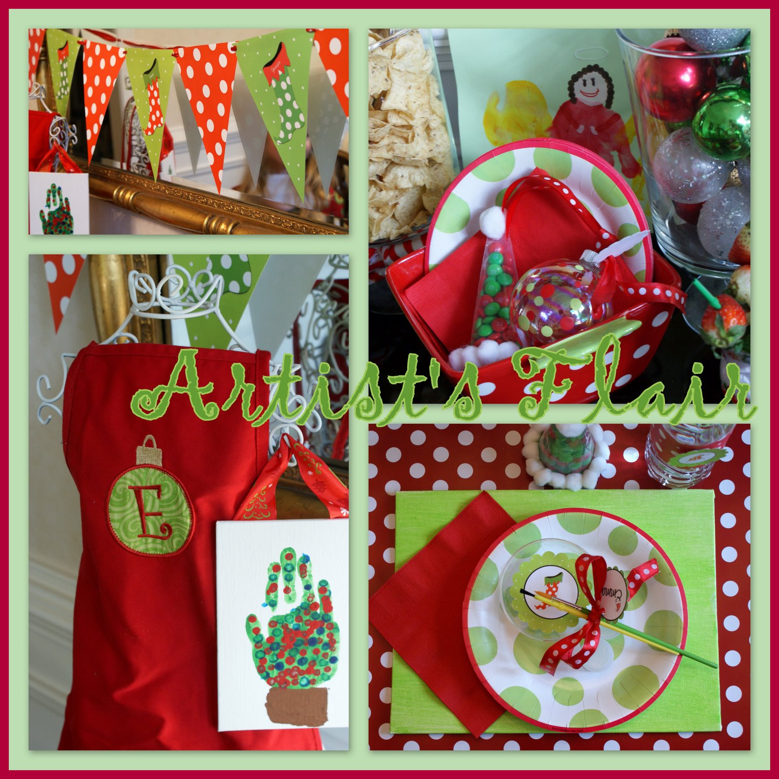 Christmas Theme Party Ideas
 A Little Loveliness Christmas P art y