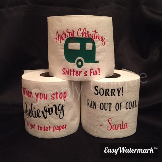 Christmas Vacation Gift Ideas
 Christmas Toilet Paper Gag t Christmas Vacation Believe