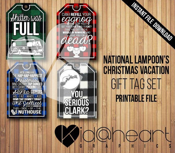 Christmas Vacation Gift Ideas
 National Lampoon s Christmas Vacation Gift Tag Set