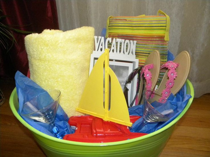 Christmas Vacation Gift Ideas
 10 best ideas about Vacation Gift Basket on Pinterest