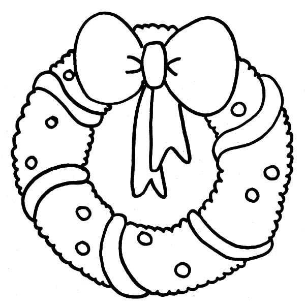Christmas Wreath Coloring Pages
 Christmas Wreaths Coloring Pages For Kids Christmas
