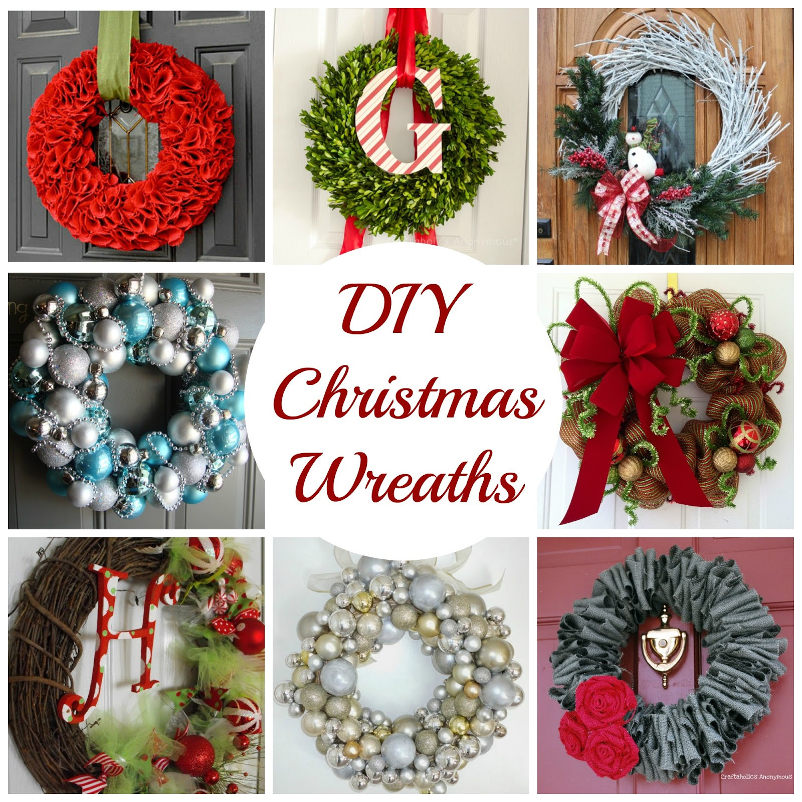Christmas Wreaths DIY
 Decorating Cents DIY Christmas Wreaths