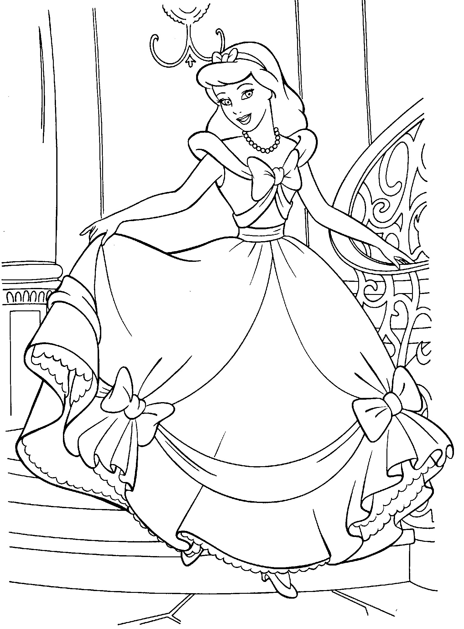 Cinderella Coloring Sheet
 Free Printable Cinderella Activity Sheets and Coloring