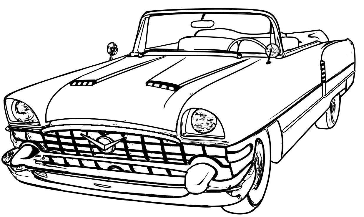 Classic Car Coloring Pages
 Classic Artworks Coloring Pages AZ Coloring Pages