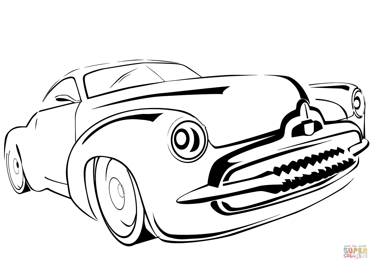 Classic Car Coloring Pages
 Classic Car coloring page