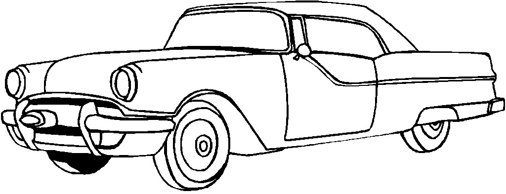 Classic Car Coloring Pages
 Old School Cars Coloring Pages