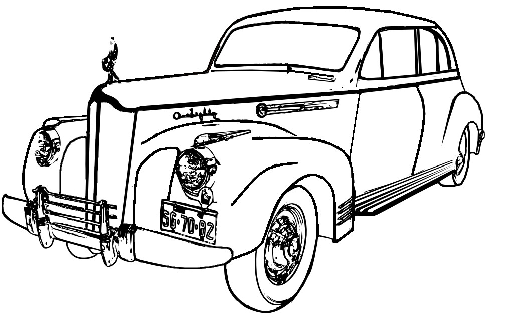 Classic Car Coloring Pages
 Antique Car Coloring Pages Coloring Home