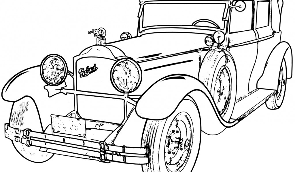 Classic Car Coloring Pages
 Antique Car Coloring Pages Coloring Home