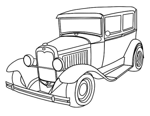 Classic Car Coloring Pages
 NetArt 1 Place for Coloring for Kids Part 2