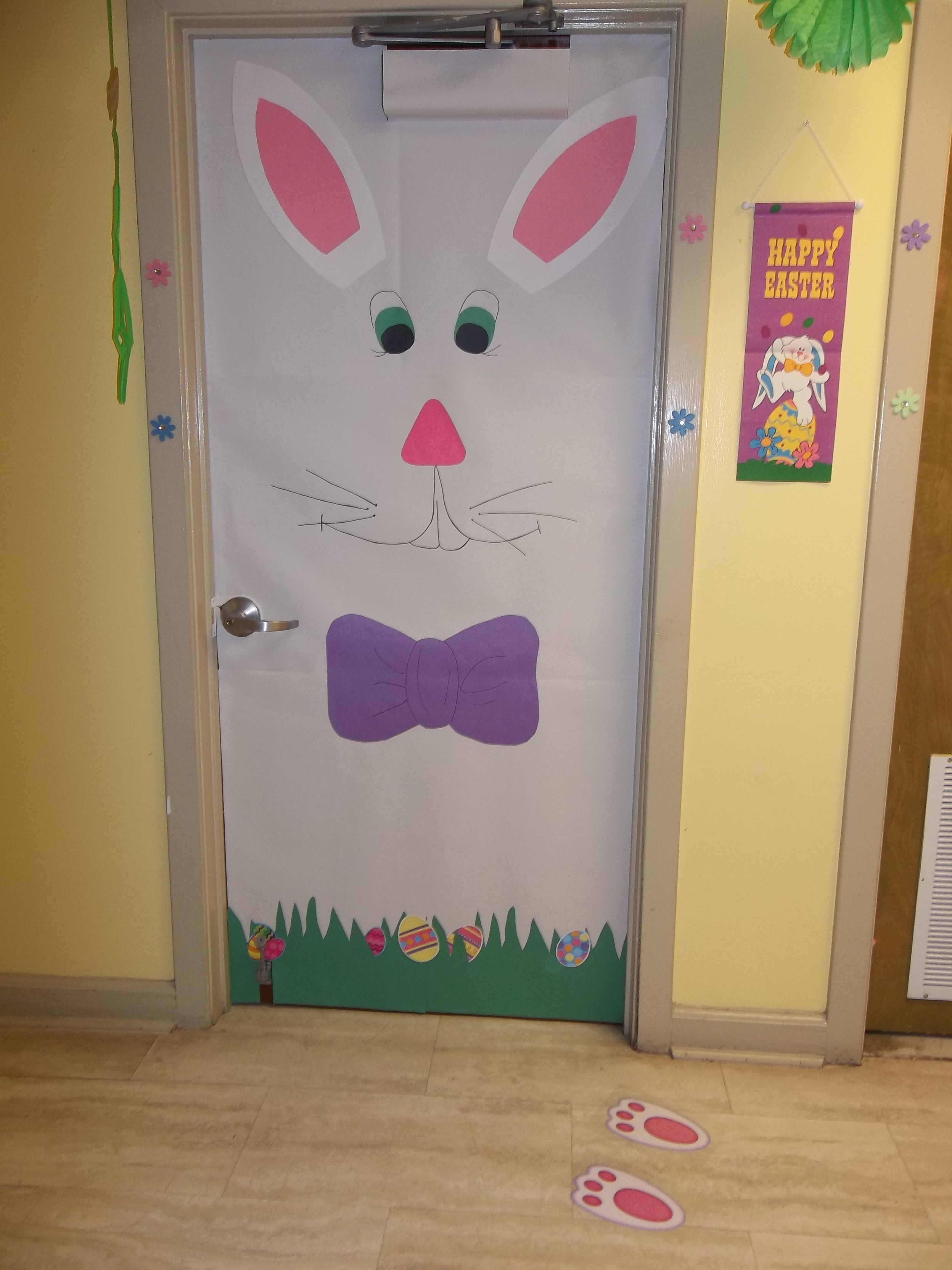 Classroom Easter Party Ideas
 Easter time classroom door decoration