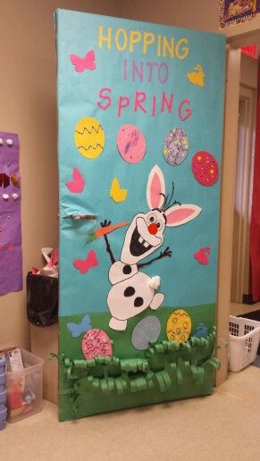Classroom Easter Party Ideas
 Our Olaf Easter spring door DIY projects