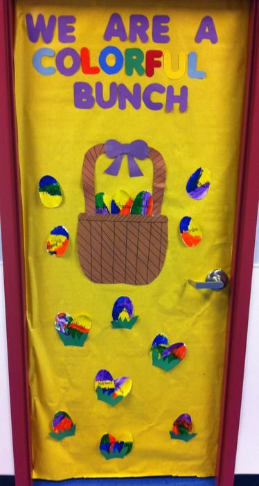 Classroom Easter Party Ideas
 We re A Colorful Bunch Easter Classroom Door Decoration