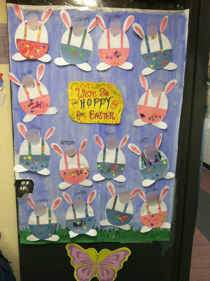 Classroom Easter Party Ideas
 Classroom door decoration for Easter