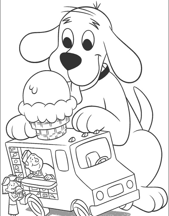 Clifford Coloring Pages
 Clifford The Big Red Dog Coloring Pages To Print