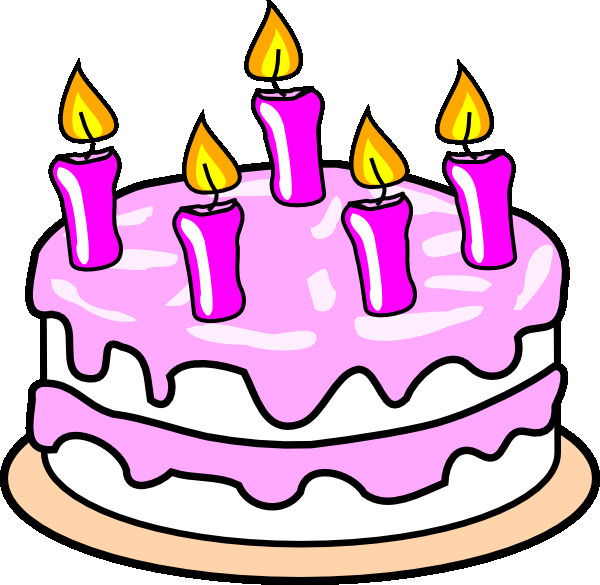 Clip Art Birthday Cake
 Girl S Birthday Cake Clip Art at Clker vector clip