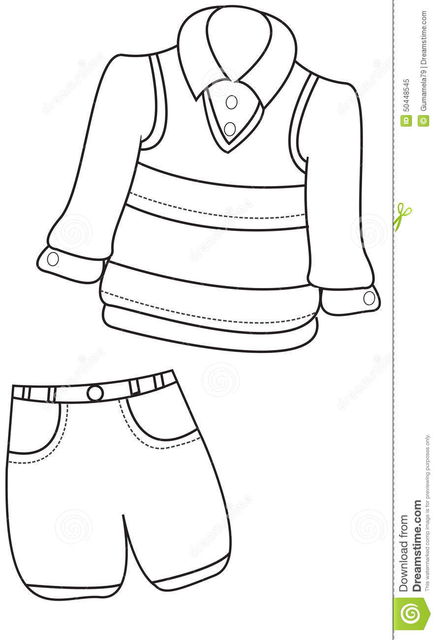 Clothing Coloring Pages Printables
 Clothing Coloring Pages