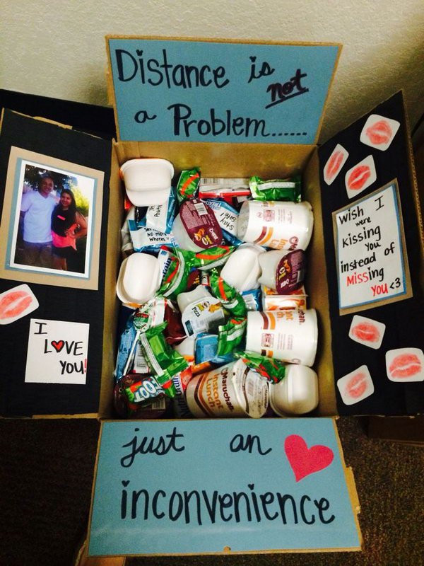 College Boyfriend Gift Ideas
 20 Creative College Care Package Ideas Noted List