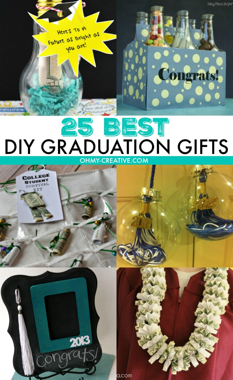 College Graduation Gift Ideas For Her
 25 Best DIY Graduation Gifts Oh My Creative