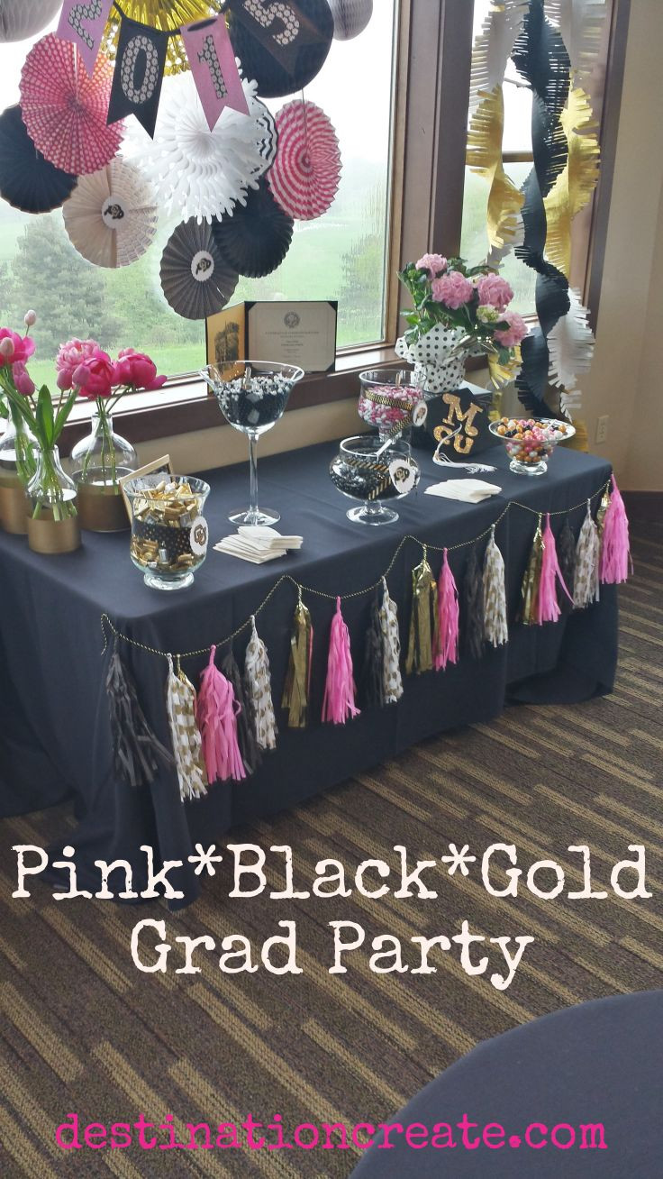 College Graduation Party Ideas For Adults
 Top 25 ideas about Pink Graduation Party on Pinterest