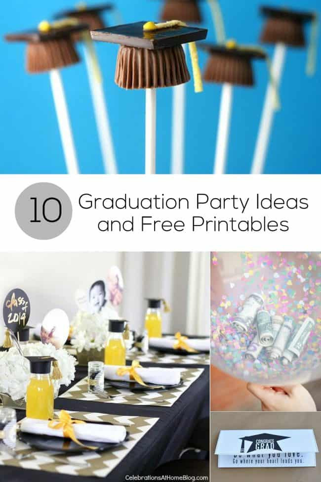 College Graduation Party Ideas For Adults
 10 Graduation Party Ideas and Free Printables for Grads