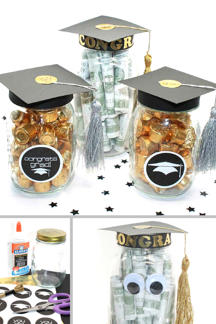 College Graduation Party Ideas For Him
 DIY Graduation Mason Jar Party Gifts Favors Free