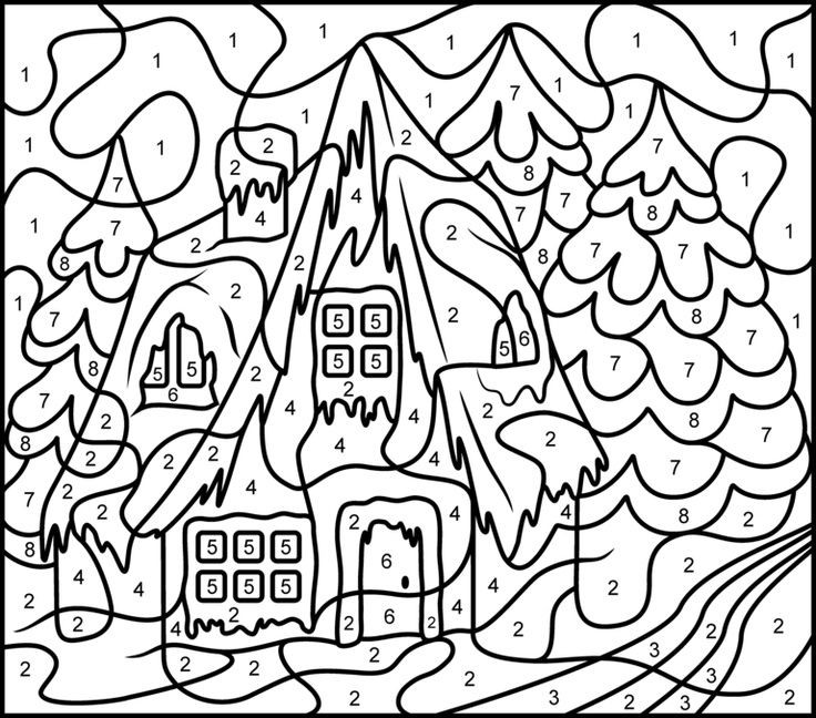 Color By Number Coloring Pages Free
 Free Printable Color by Number Coloring Pages Best