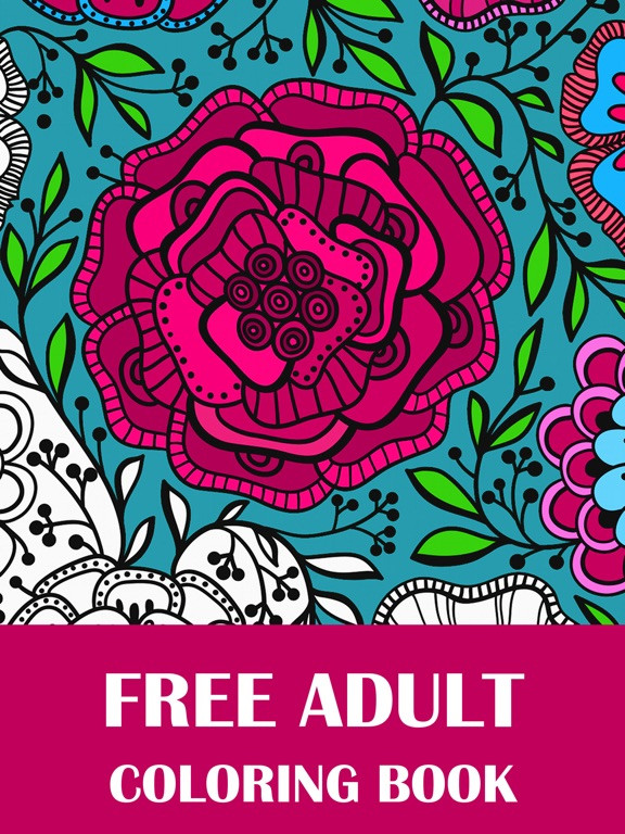 Coloring Book App For Adults
 Coloring Book for Adults Free Adult Coloring Books on the