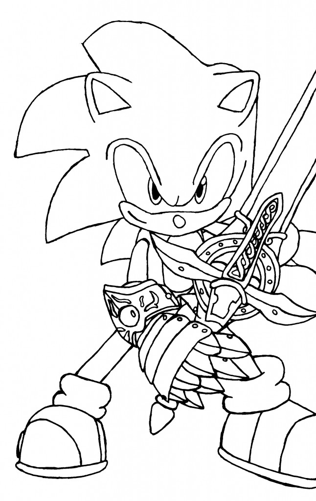 Coloring Book For Kids Online
 Free Printable Sonic The Hedgehog Coloring Pages For Kids