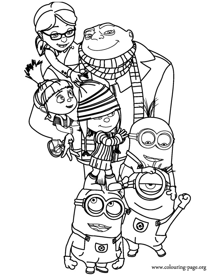 Coloring Book For Me
 Despicable Me Minion Coloring Pages Coloring Home