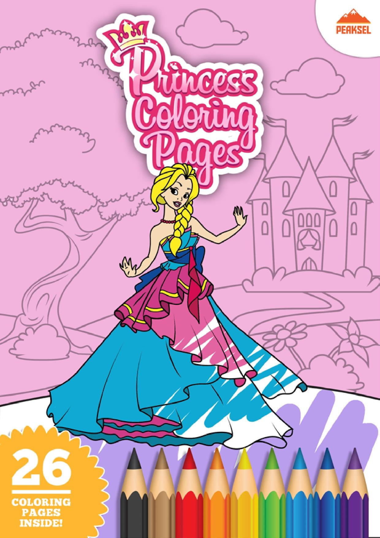 Coloring Book For Toddlers Pdf
 File Princess Coloring Pages Coloring Book For Kids pdf