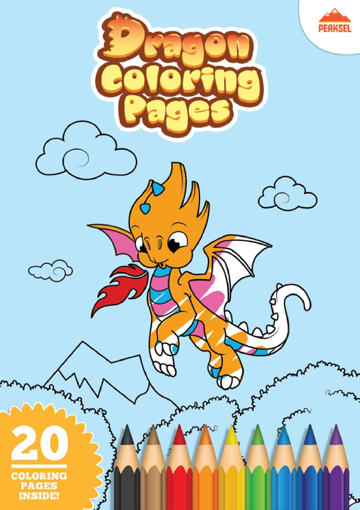 Coloring Book For Toddlers Pdf
 File Dragon Coloring Pages Printable Coloring Book for