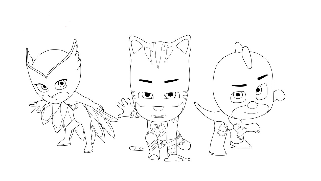 Coloring Book Free Download
 PJ Masks coloring pages to and print for free
