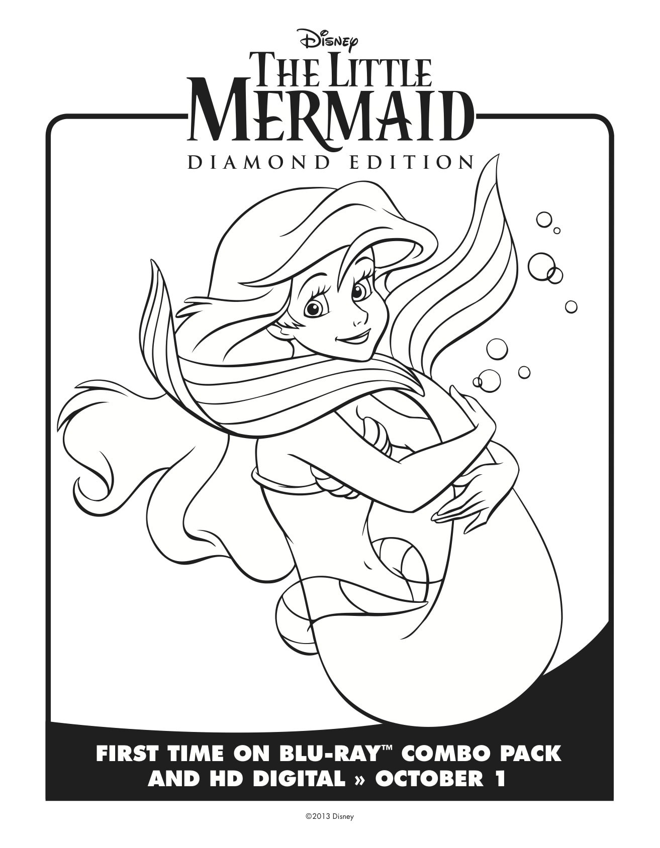 Coloring Book Free Download
 The Little Mermaid Coloring Pages Free Downloads Lady