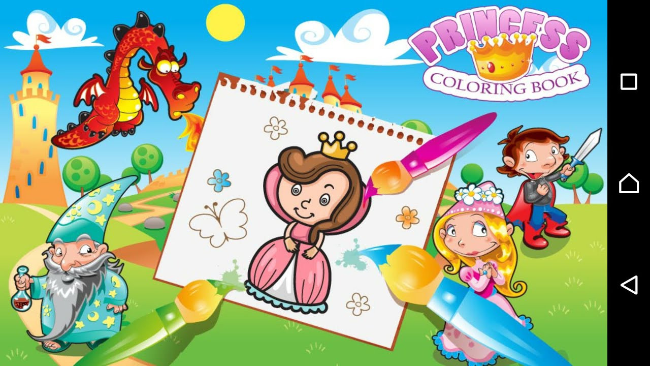 Coloring Book Games For Girls
 Princess Coloring Book