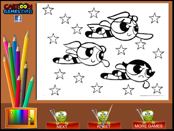 Coloring Book Games For Girls
 Powerpuff Girls Games Kid lineGame