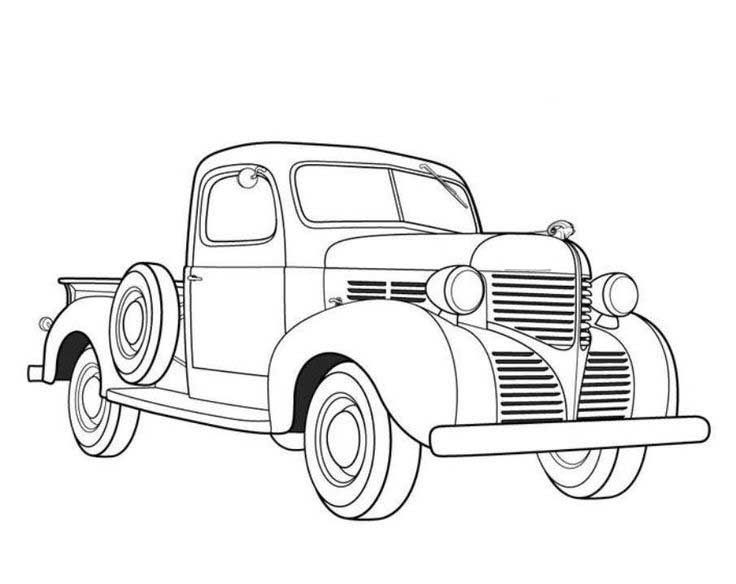 Coloring Book Pages For Boys Trucks
 25 best ideas about Truck coloring pages on Pinterest