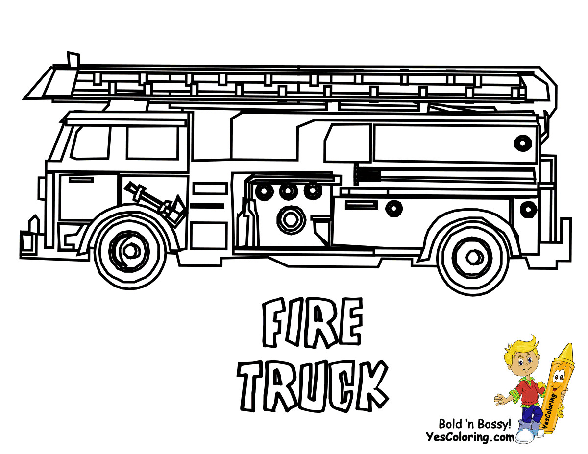 Coloring Book Pages For Boys Trucks
 Service Transportation Coloring Police Cars