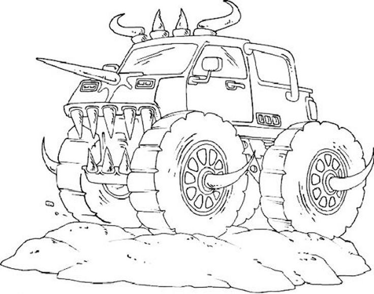 Coloring Book Pages For Boys Trucks
 monster truck coloring pages for boys