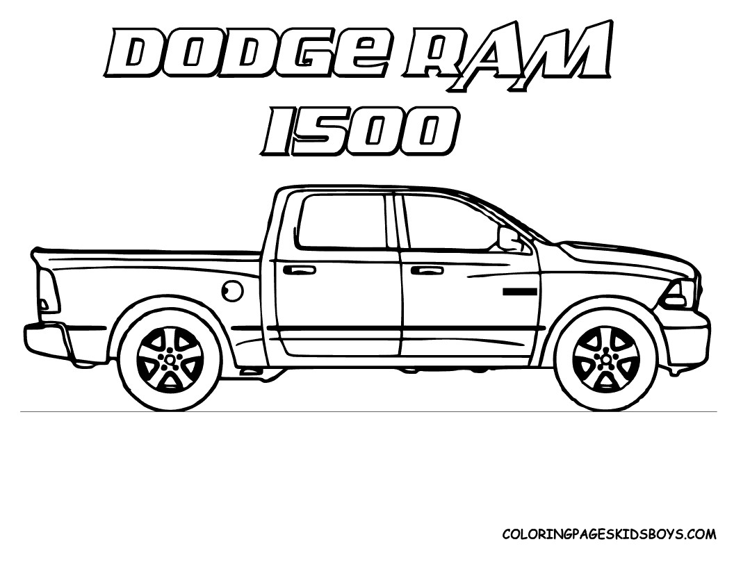 Coloring Book Pages For Boys Trucks
 truck color book pages Truck Coloring Sheet